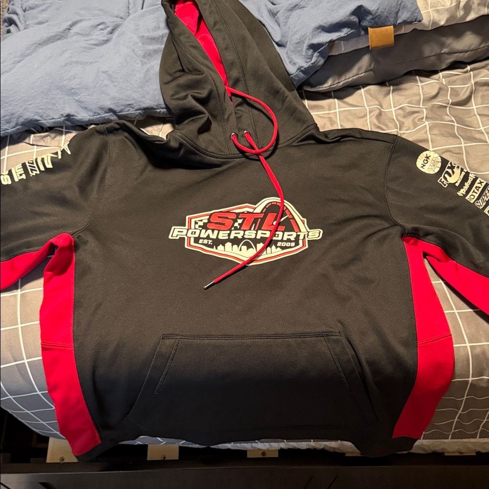 Fox Black and Red Racing Hoodie